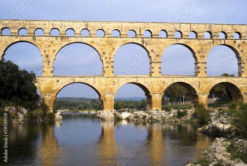 Roman aqueduct at Pont du Gard, France © Dmytro Surkov