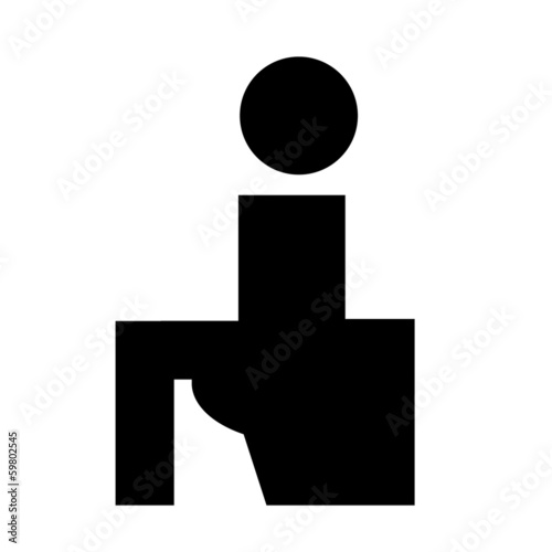 Piktogramm Toilette