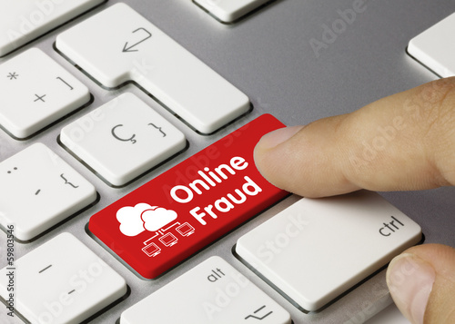 Online Fraud. Keyboard