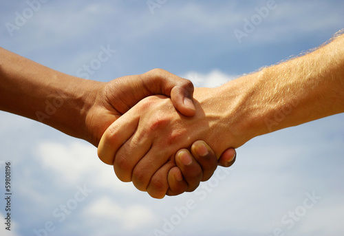 Картината върху платно hands