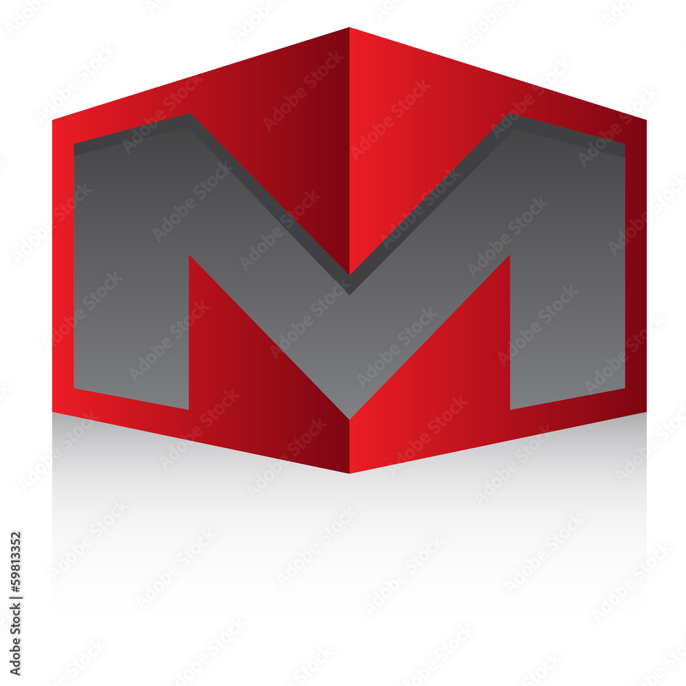 Red Cube Logo Letter M Stock Illustrations – 21 Red Cube Logo