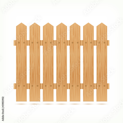 Wooden fence tile
