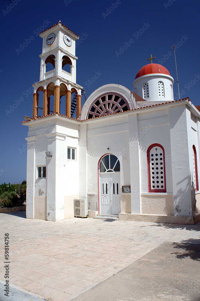 Orthodox church on the island of Crete.