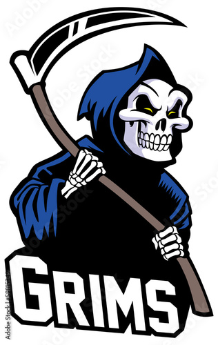 grim reaper mascot