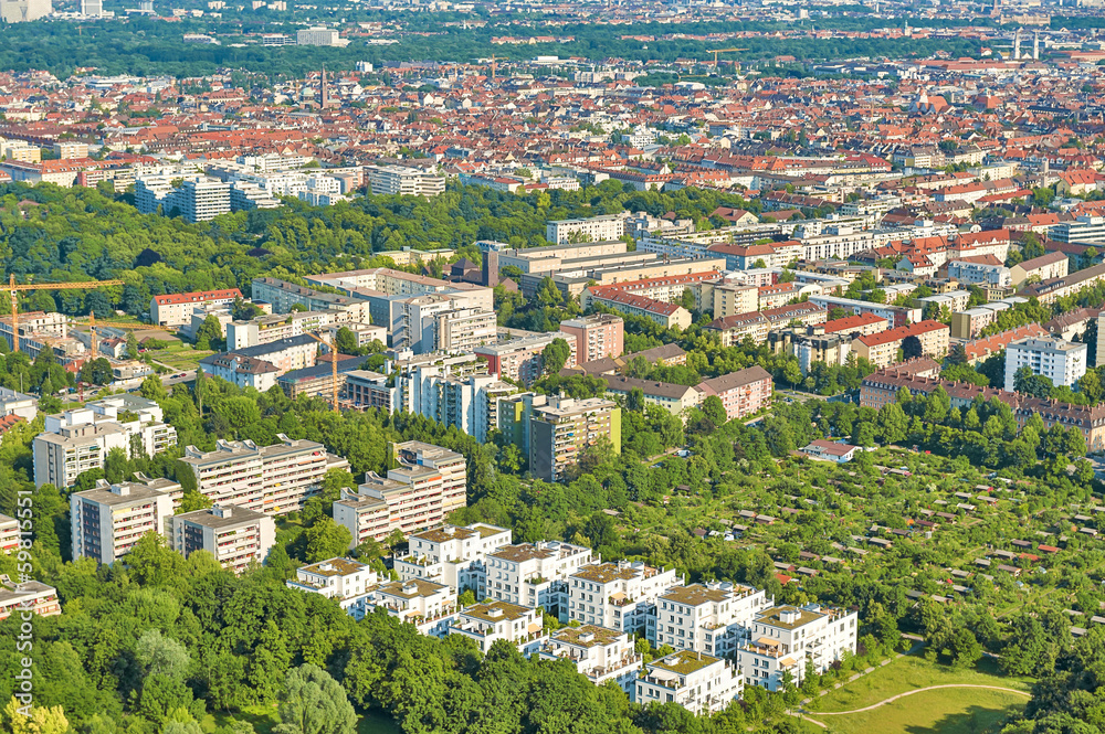 Aerial Shot of Munich