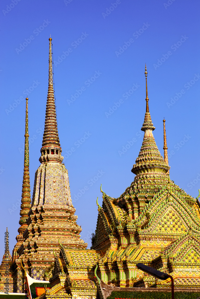 Ancient roof in Bkk a Ancient roof in Bkk a