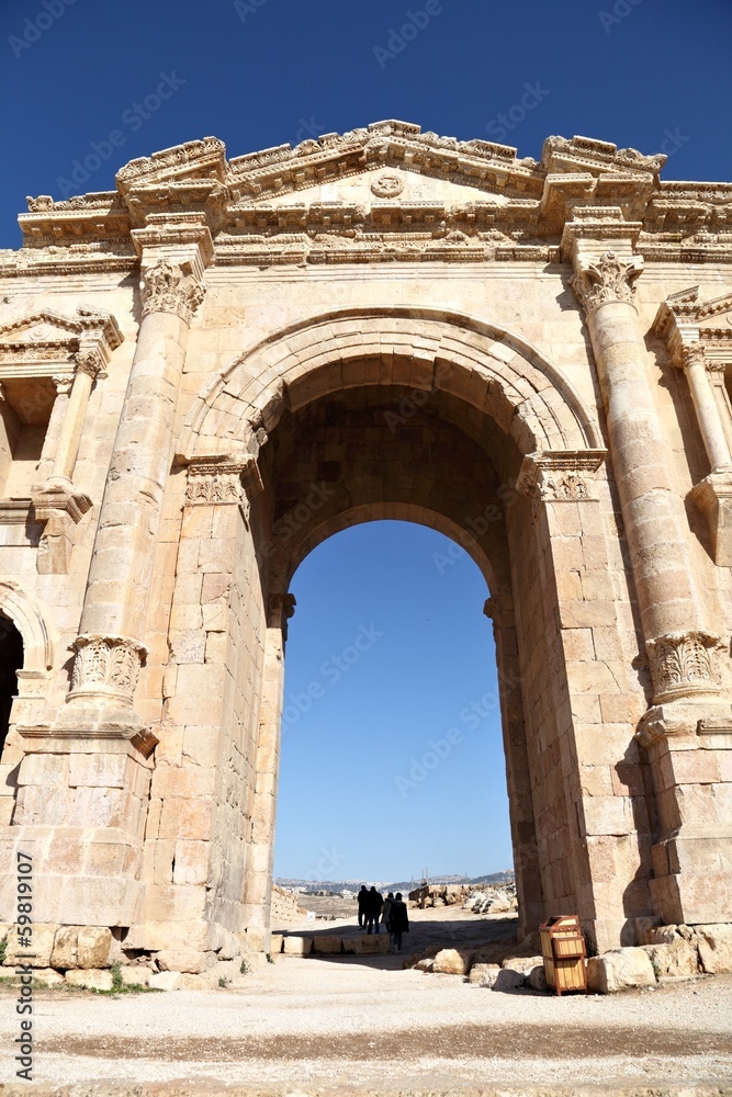 The Arch of Hadrian, Jerash