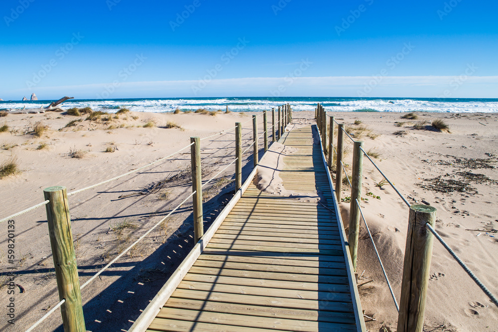 Empty beach