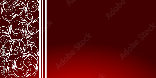 Background-Burgandy and White