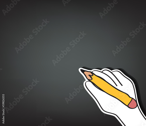 Pencil hand low