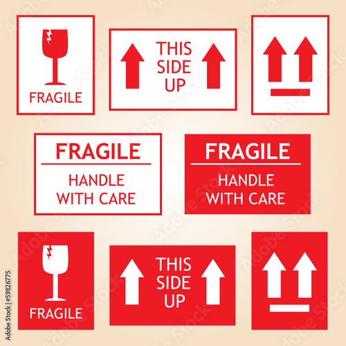 Fragile Shipping Labels