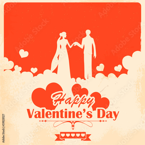 Retro Love Background