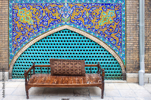 Golestan palace in Tehran, Iran photo