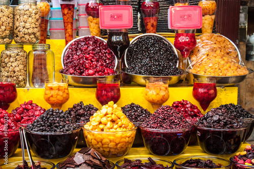 Dried fruit for sale, Tehran, Iran