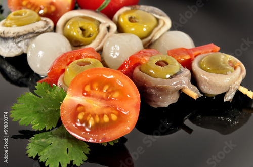 Obraz na płótnie Aperitivo avinagrado