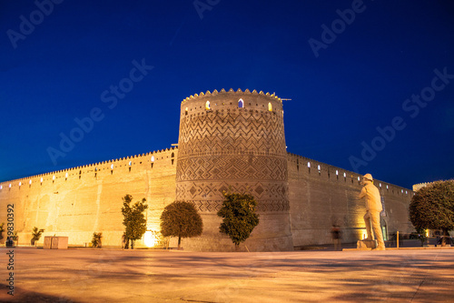Slika na platnu Karim Khan citadel in Shiraz, Iran.