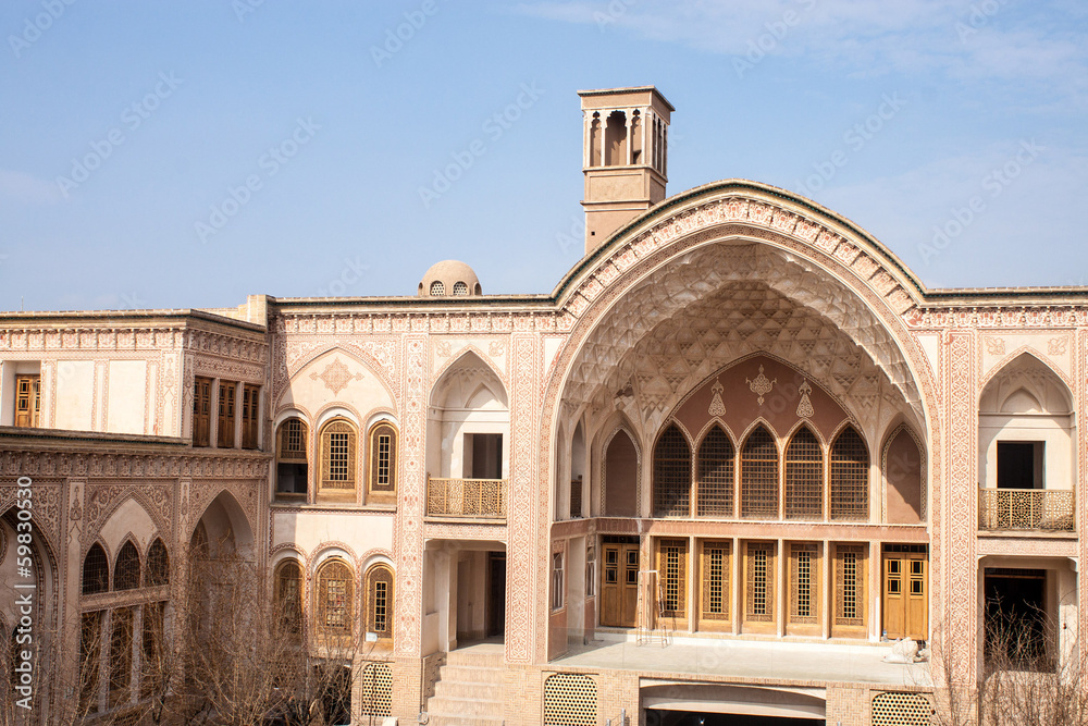 Khan-e Ameriha historic house  in Kashan, Iran