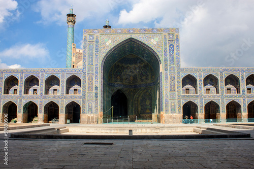 Courtyard of Imam Mosque in Isfahan, Iran
