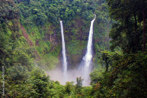 Tad Fan Waterfall in southern Laos photo