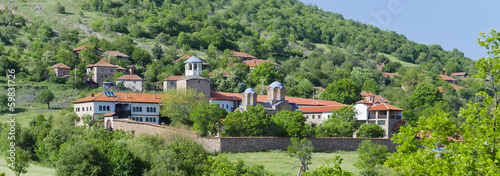 Monastery and church complex Lesnovo, Macedonia photo