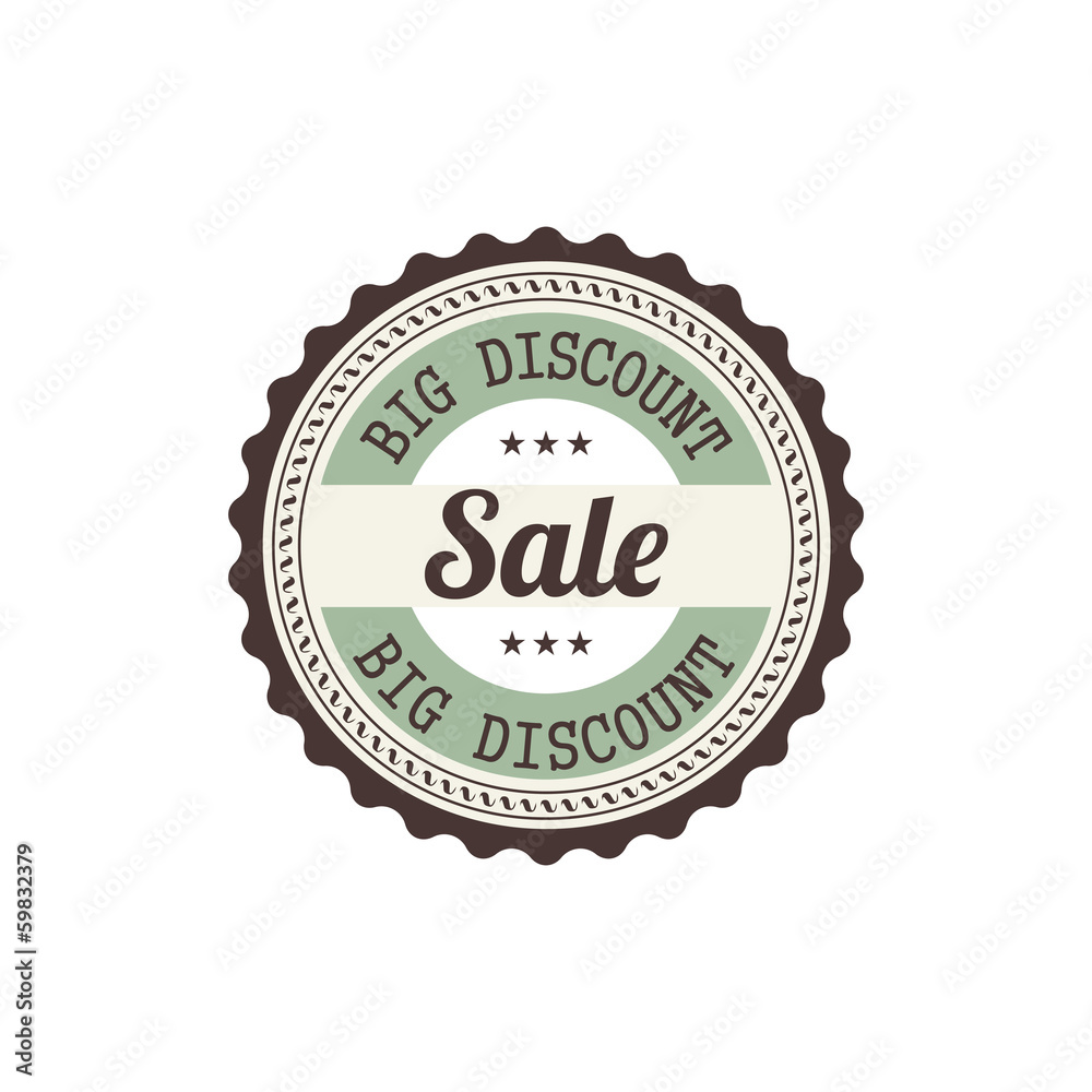 big sale label