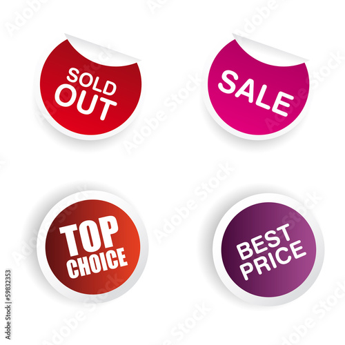 big sale labels