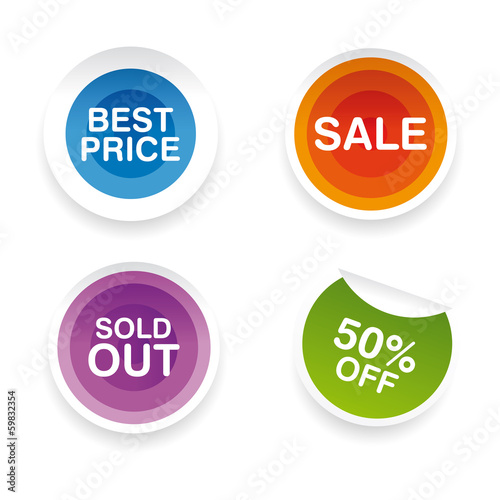 big sale labels