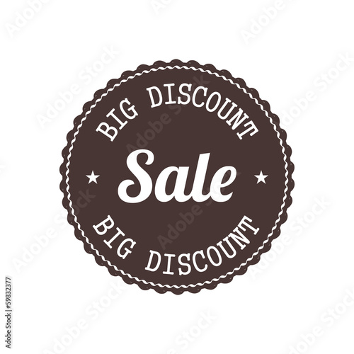 big sale label