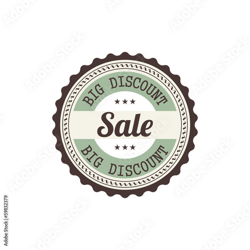 big sale label