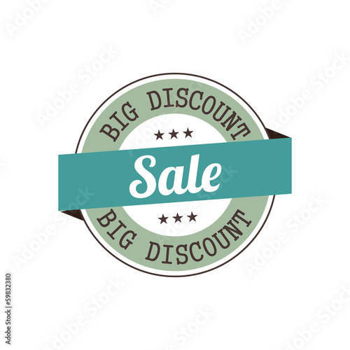 big sale label