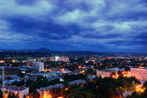 Russia. Pyatigorsk. Evening cityscape