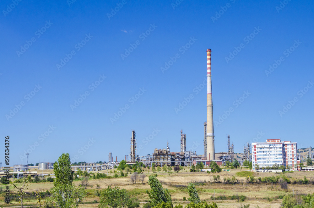 Petrochemical industrial plant