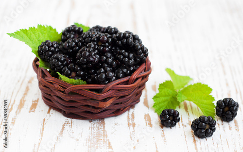 Basket of Blackberries