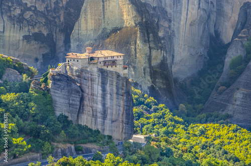 Meteora Rousanou ad dusk photo