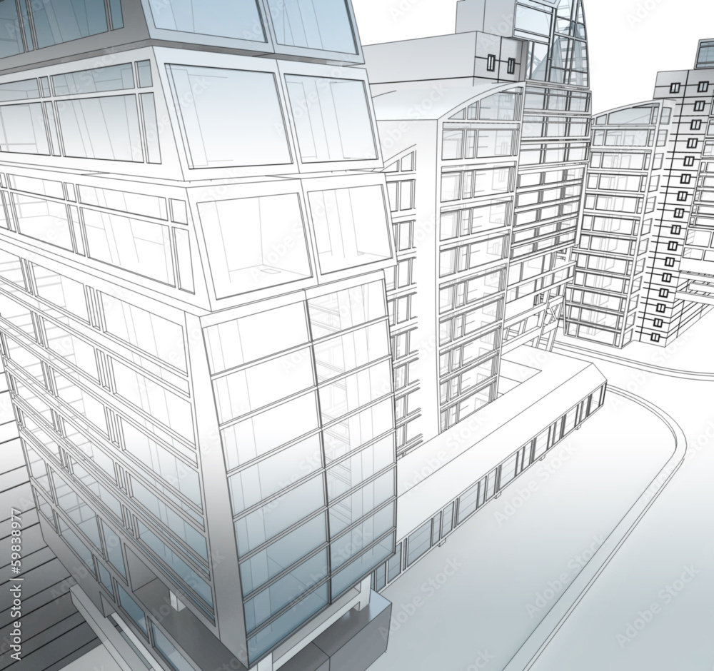The city sketch. The city sketch.