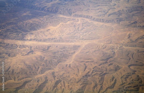 Type of desert from air, Egypt