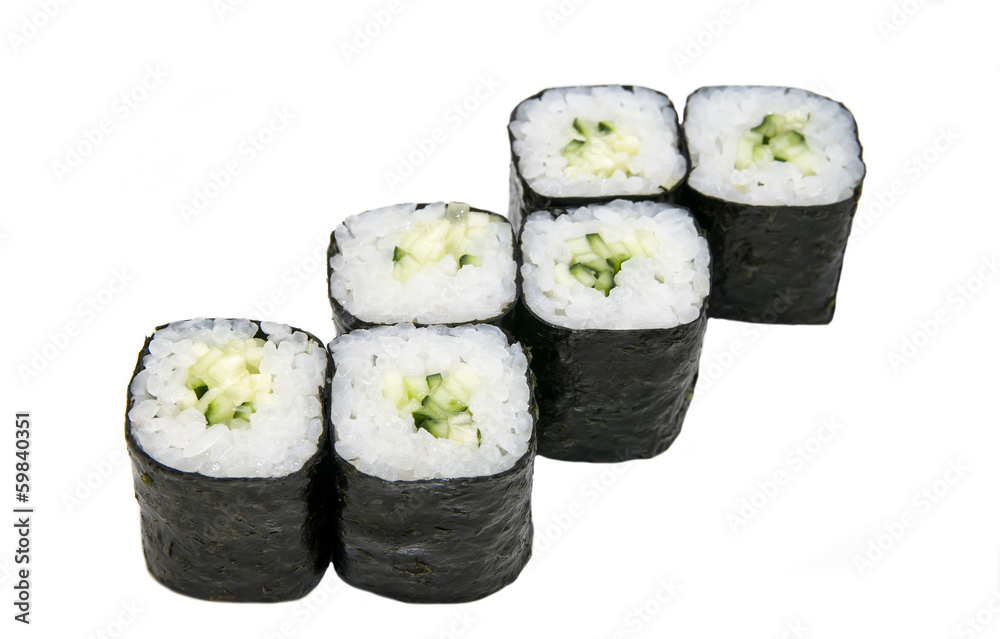 delicious seafood sushi at a Japanese restaurant delicious seafood sushi at a Japanese restaurant