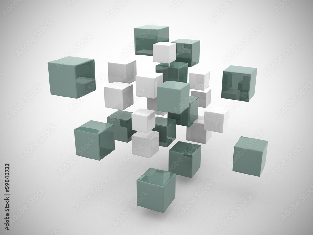 3d abstract geometric shapes from cubes 3d abstract geometric shapes from cubes