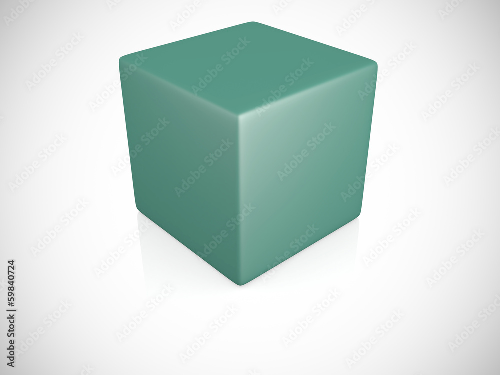 3d blank box on white background 3d blank box on white background
