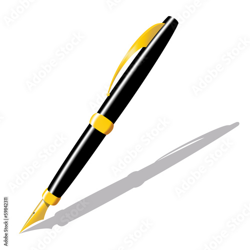 gold pen