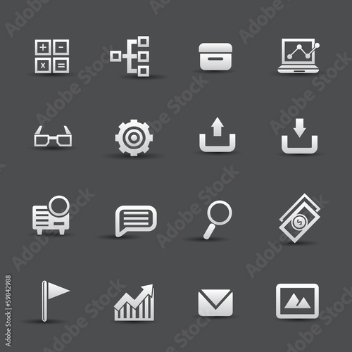 Office icons,vector