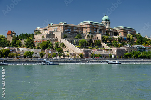 Photography Danube River and Buda Castle, Budapest