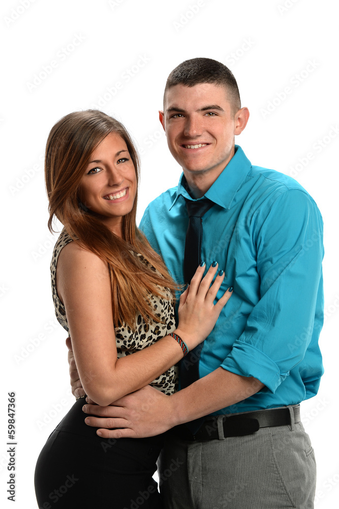 Young Couple Embracing Young Couple Embracing