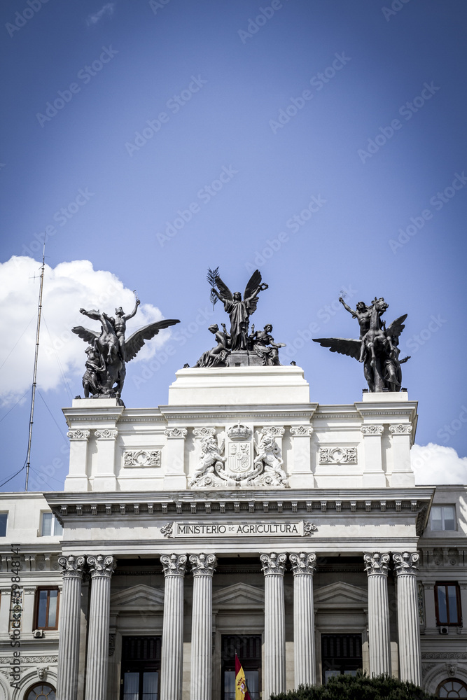 Image of the city of Madrid, its characteristic architecture