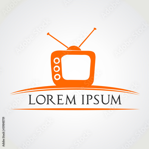 Tv symbol vector illustration