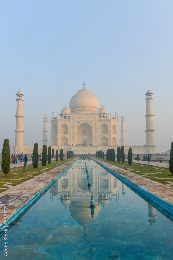 Naklejka premium Taj Mahal in Agra India