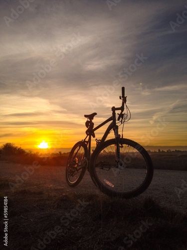 bike on the trail 