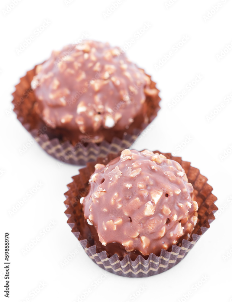 Luxury chocolate balls