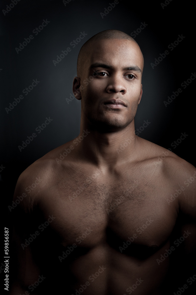 Fototapeta premium black athlete