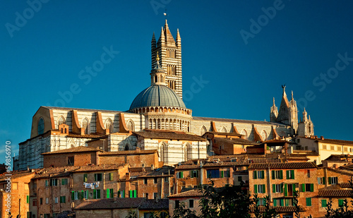 Panorama of Siena, Tuscany,...